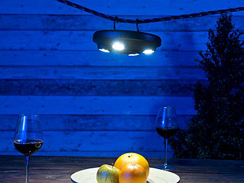 LED-Lampen für Sonnenschirm