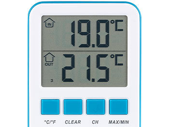 außen-Wasser-Thermometer wasserfest