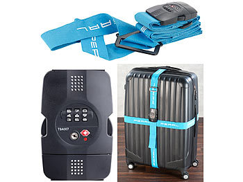 Reisekoffer Gepäckband mit Codeschlösser zertifizierten