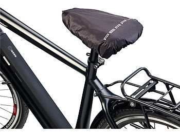 PEARL Wasserabweisender Universal-Schutzüberzug für Fahrradsättel, 2er-Set