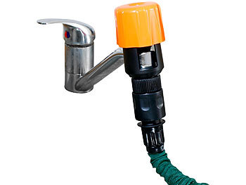 Adapter Wasserschlauch: Royal Gardineer Universal-Wasserhahn-Adapter zum Anschluss von Gartenschläuchen