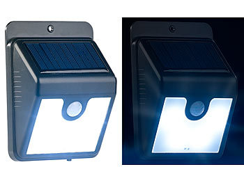 Solar-LED-Wandlichter mit Nachtlicht-Funktion Hausnummer Nachtlampe Automatikfunktion Stufenlicht