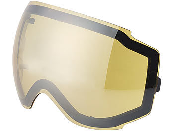 Speeron 2er-Set Ski-&Snowboard-Brillen, Panorama-Sicht & kratzfestem Revo-Glas
