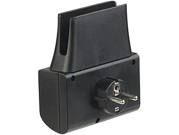 USB-Steckdose mit Smartphone-Ablage Halterung 230 V  230 Volt