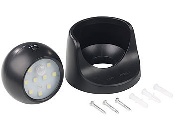 LED-Strahler für Kabellose Beleuchtungen mit Bewegungsmeldern