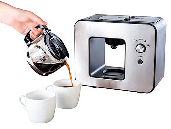 Retro Kaffeemaschine mit Mahlwerk