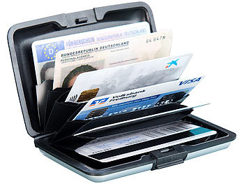 Aluminium Case für Kreditkarten
