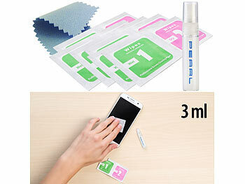Flüssiges Glas: PEARL Flüssige Displayschutz-Beschichtung für XL-Smartphones & Tablets, 3 ml
