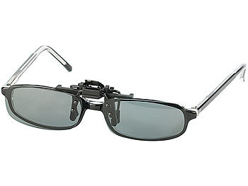 Speeron 2er-Set Sonnenbrillen-Clips "Slim" für Brillenträger, polarisiert