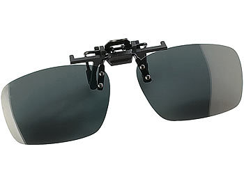Aufstecksonnenbrille: Speeron Sonnenbrillen-Clip "Fashion" für Brillenträger, polarisiert