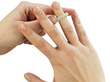 newgen medicals Yin Yang Reflexzonen Stimmulations- & Massage-Ring für Finger & Zehen