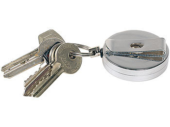 Schlüsselanhänger Key-Rewinder aus Edelstahl