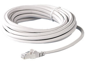 Ethernet Kabel: Fibrionic Netzwerk-Anschlusskabel Cat 6, SSTP Twisted Pair, 2x RJ45-Stecker, 3 m