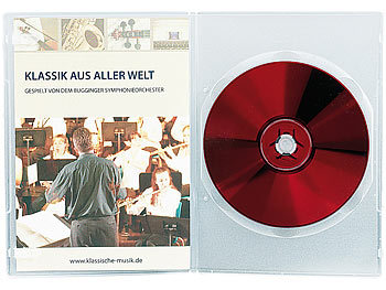 CD Aufbewahrung ohne Hülle mit Cover
