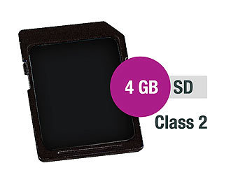 SecureDigital (SD) Speicherkarte 4 GB (SD-Karte)