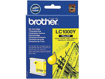 Original-Brother-Patrone: Brother Original Tintenpatrone LC1000Y, yellow