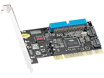 Delock PCI Controller Karte 2x SATA & 1x IDE (RAID)