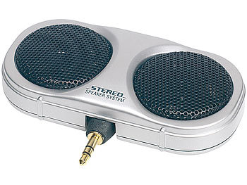 Q-Sonic Mobiler, passiver Mini-Lautsprecher für MP3-Player, CD-Player