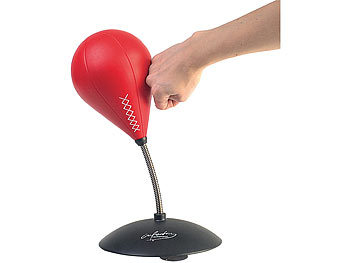 Punchingball Tisch: infactory Tisch-Punching-Ball mit Sound