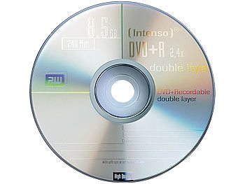 Intenso DVD+R 8,5GB 8x Double Layer, 10er-Spindel