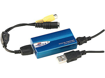 auvisio USB-TV- & Videograbber "DM20C" für Digitalisieren von Videos