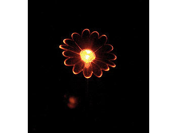 Lunartec Blumen-Motiv-Leuchte mit LED (batteriebetrieben)
