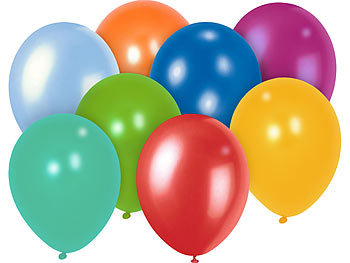 Ballons: Playtastic 100er-Megapack bunte Luftballons, bis 30 cm