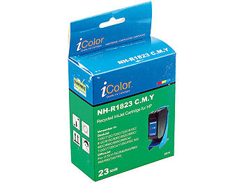 iColor recycled Recycled Cartridge für HP (ersetzt C1823D No.23), color