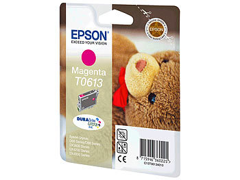 Epson Original Tintenpatrone T06134010, magenta