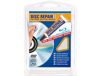Disc Repair Ultra Kratzer-Entferner für CDs, DVDs und Blu-ray-Discs, inkl. Poliertuch