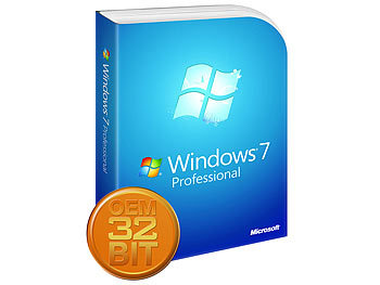 Microsoft Windows 7 Professional SB OEM-Vollversion (32 Bit)