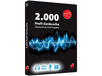 2.000 Profi-Geräusche (MP3-CD, frei für gewerbliche Projekte)