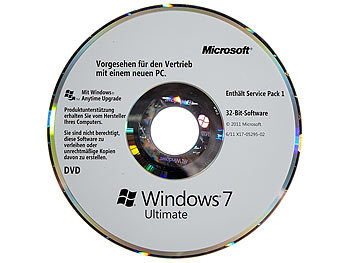 Microsoft Windows 7 Ultimate OEM 32-Bit inkl. SP1