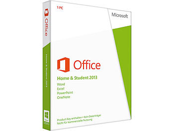 Microsoft Office 2013 Home & Student (Product Key Card)