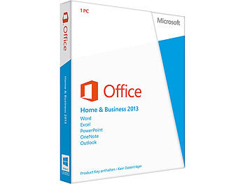Microsoft Office 2013 Home & Business (Product Key Card, 1 PC)
