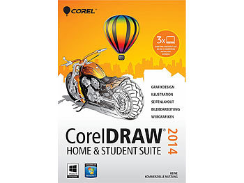 Corel Draw Home & Student Suite 2014 (3 Lizenzen)