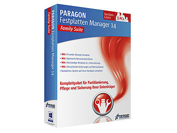 Paragon Festplatten Manager 14 Family Suite (3 PCs)