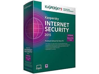 Kaspersky Internet Security 2015 3 PCs Upgrade (inkl. Update auf 2016)