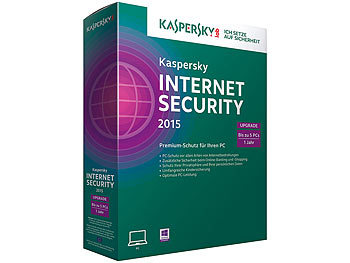 Kaspersky Internet Security 2015 5 PCs Upgrade (inkl Update auf 2016)