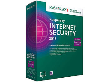 Kaspersky Internet Security 2015 5 PCs Upgrade (inkl Update auf 2016)