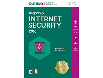 Kaspersky Internet Security 2016 Limited Edition 2 PCs Jahres Lizenz