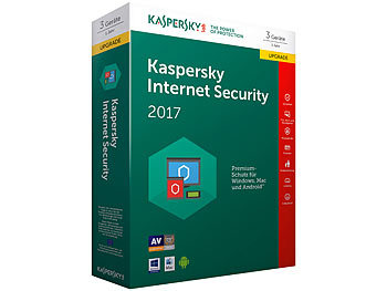 Kaspersky Internet Security 2017 Upgrade - 3 Lizenzen (PC / Mac)