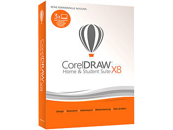 Corel CorelDRAW Home & Student Suite X8 (3 Lizenzen)