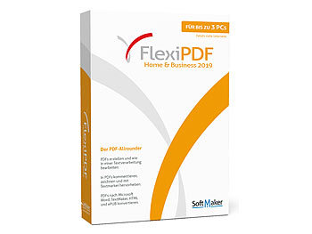 SoftMaker FlexiPDF Home & Business 2019 für bis zu 3 PCs