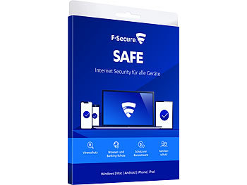 F-Secure SAFE Internet Security, 3 Geräte, 12 Monate + 6 Monate gratis