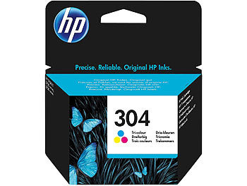 Deskjet 2600, HP: hp Original Tintenpatrone N9K05AE / 304, Color (Cyan, Magenta, Gelb)