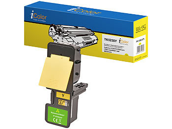 white-Label-Toner: iColor Toner-Kartusche TK-5230Y für Kyocera-Laserdrucker, yellow (gelb)