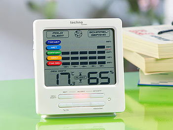 Thermometer mit Hygrometer und Schimmel-Alarm