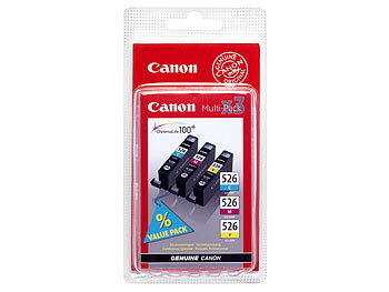 Tinte, Canon: CANON Original Tintenpatronen Multipack CLI-526 C/M/Y