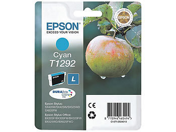 Epson Original Tintenpatrone T1292, cyan L